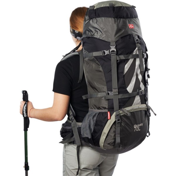 Фото - Туристичний рюкзак Naturehike NH70B070-B 70 л + 5 л (6927595709009)